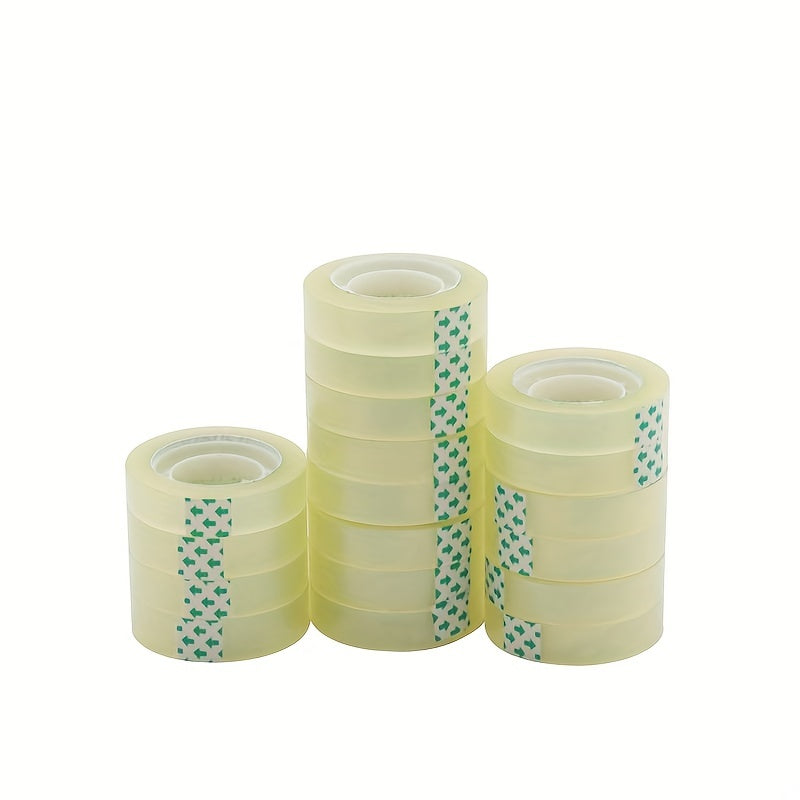 8 Rolls Transparent Stationery Tape 27.43m DIY Packaging Tools