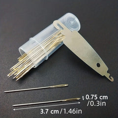 30pcs Golden Tail Sewing Needle NO 22 24 26 Embroidery Fabric Cross Stitch Needl