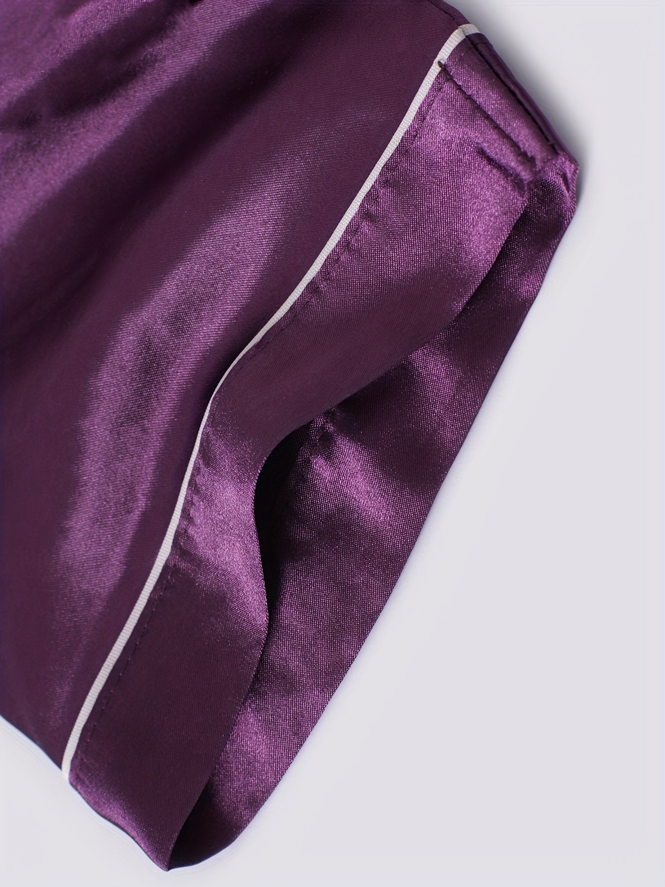 Boys 2pcs Pajamas Top & Shorts Purple Set