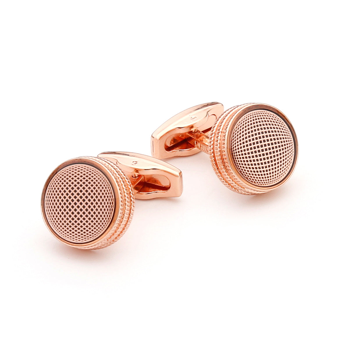 Men's Rose Round Cufflinks XK21S006