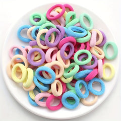 100pcs Colorful Elastic Hair Ties Party Gift For Girls