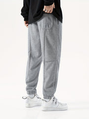 Men's Loose Fit Drawstring Joggers for Fitness Cycling
