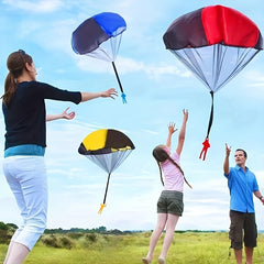 1pc Hand Toss Parachute Toy Camouflage Outdoor Sports