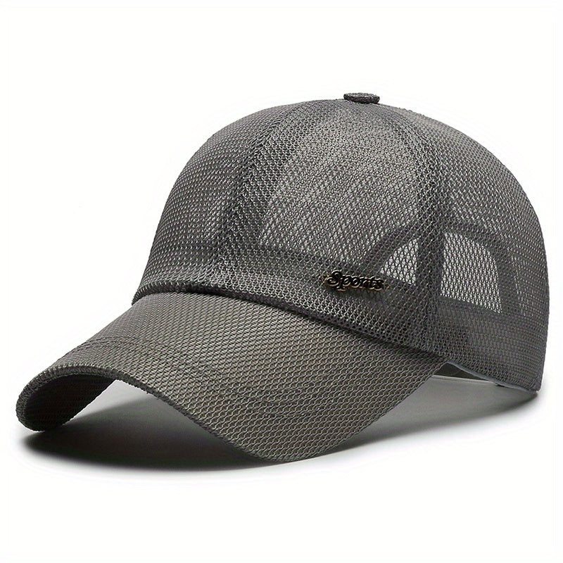 Polyester Sun Protection Baseball Cap for Men