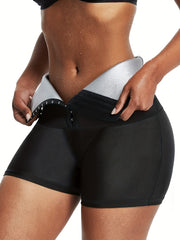 Slimming Neoprene High Waist Shorts - Sweat Sauna Effect