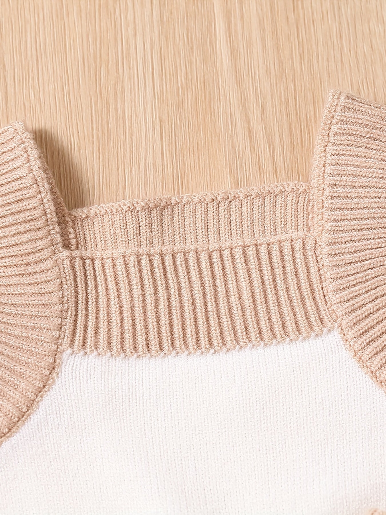 2pcs Baby Girls Casual Block Knit Tank Top & Shorts Set