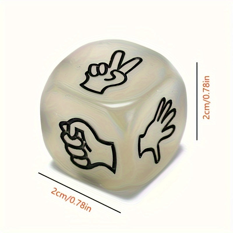 2pcs Funny Luminous Dice for Guessing Game and Drinking, Party Bar