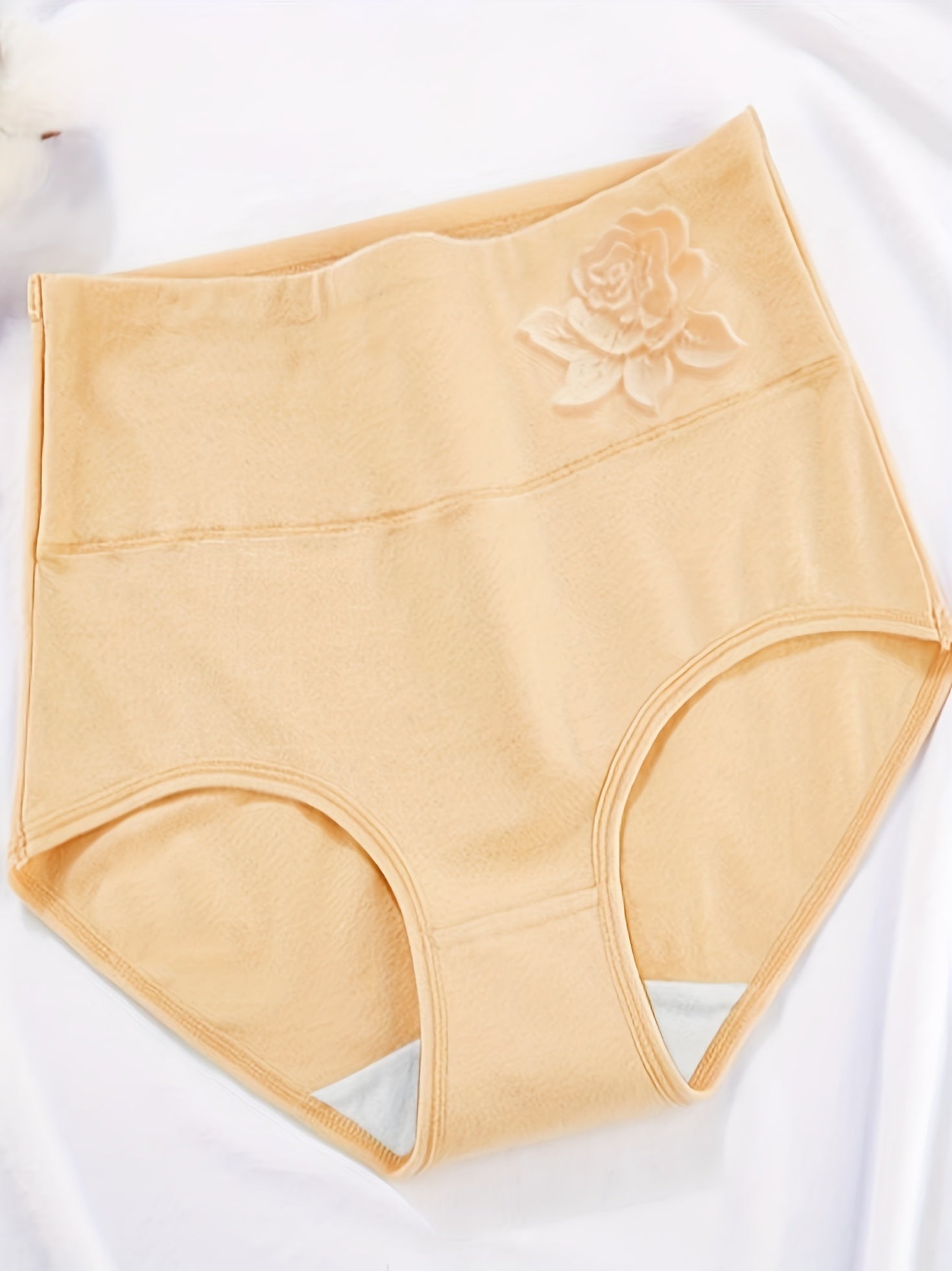 4pcs Floral Print Briefs Comfy Stretchy Intimates Panties