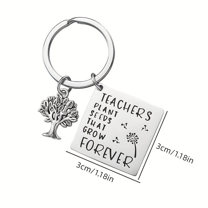 Stainless Steel Teacher's Gift Keychain Graduation For Teachers