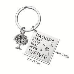 Stainless Steel Teacher's Gift Keychain Graduation For Teachers