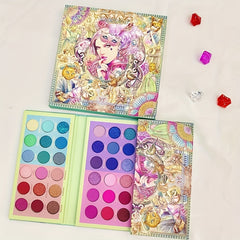 72-Color Rainbow Eyeshadow Palette Pearly Matte Finish