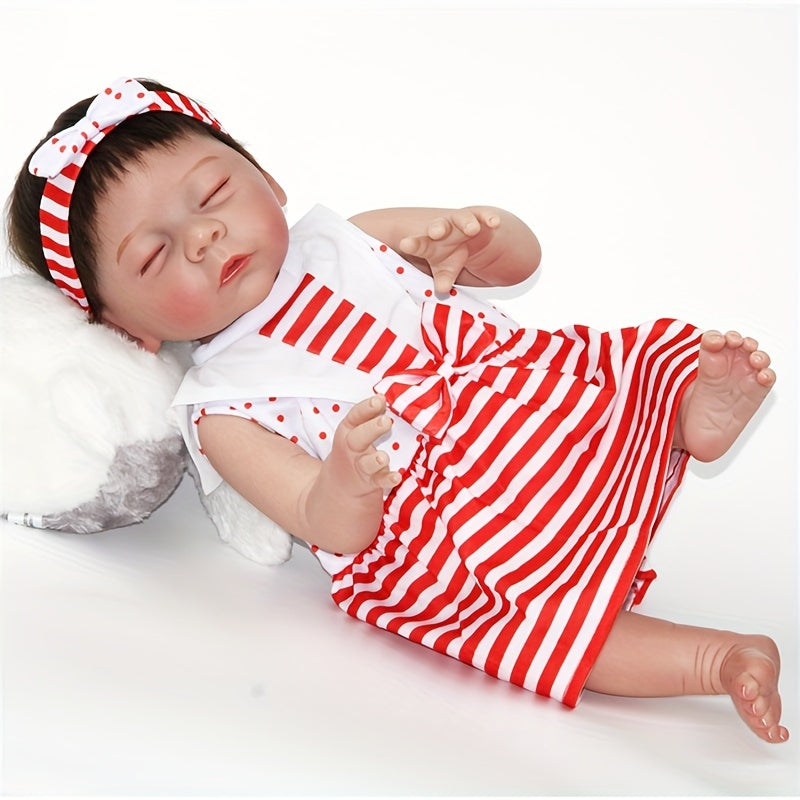 45cm Reborn Doll Soft Vinyl Simulative Painted Dolls
