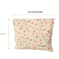 Fairy Floral Pattern Comestic Bag Makeup Pouch Toiletry Organizer