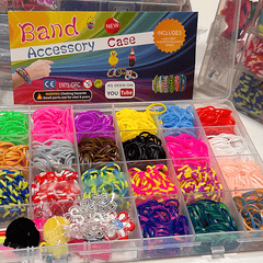 1100pcs DIY Elastic Band Weaving Art Craft Kit