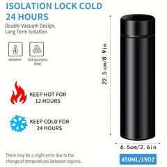 Smart Insulated Water Bottle With Tea Infuser - Outdoor Travel