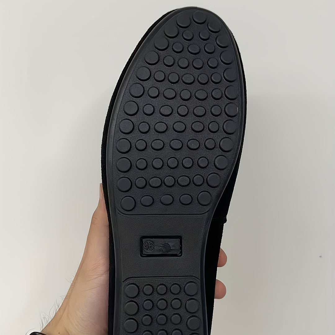 Men's Moccasin Loafer Shoes Comfy Slip On Driving Shoes