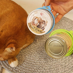 2Pcs Pet Food Can Cover Silicone Leak-proof Water-proof Soda Bottle Caps