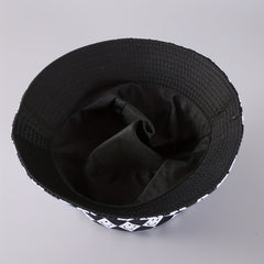 Smiling Bucket Hat Reversible Lightweight Sunscreen Fisherman Cap