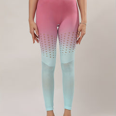 High Waist Hollow Out Leggings Breathable Tight Pants