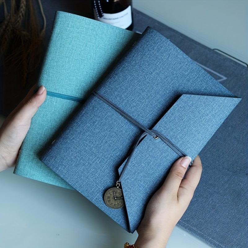 A555 Business Leather Binder Hand Account Book