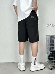Men's Letter Print Comfy Nylon Shorts - Summer Basketball Fitness
