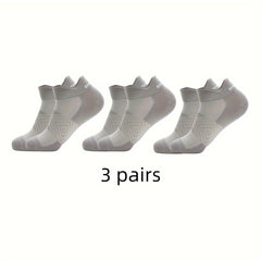 Men's Mid Crew Sport Socks Sweat Nylon Breathable Socks For Basketball Running