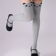 3 Pairs Cartoon Thigh High Socks Over The Knee Socks Women's Stockings