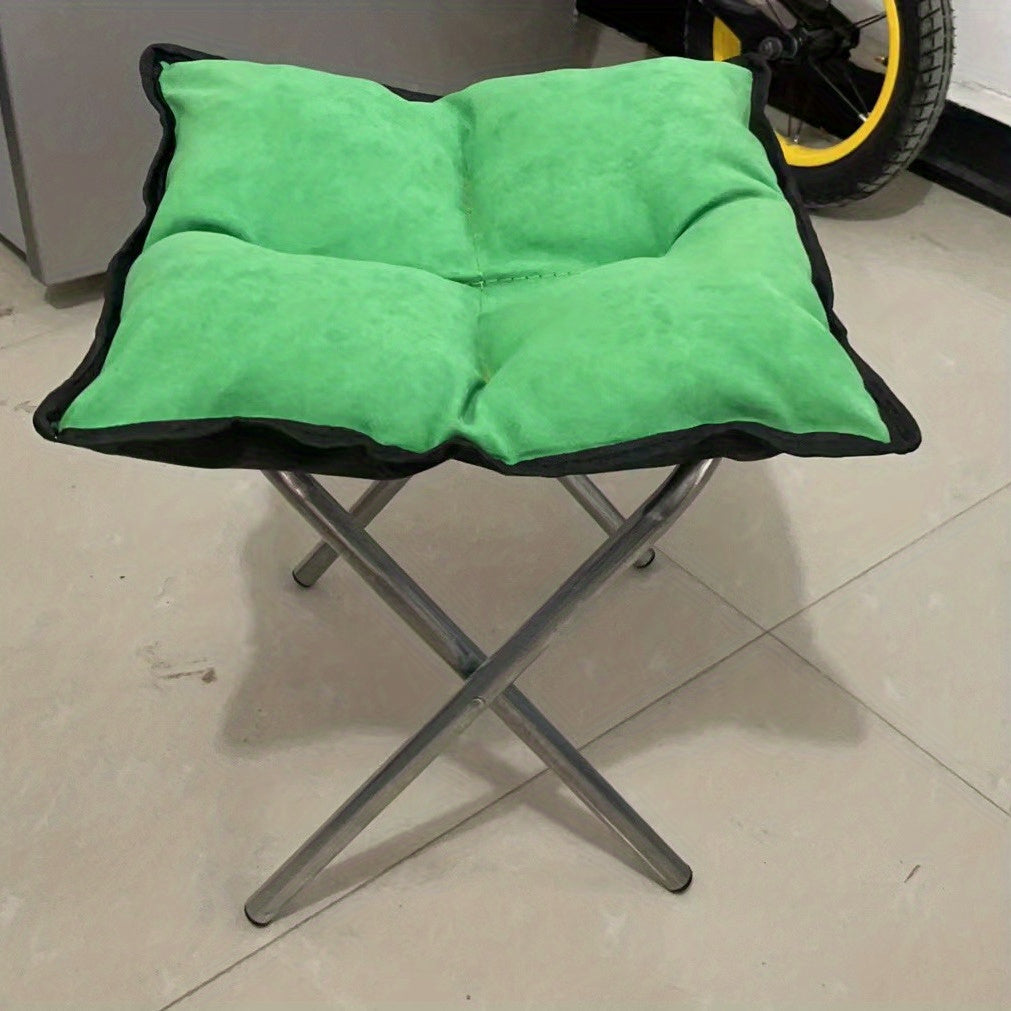 1pc Folding Stool Household Low Stool Portable Shoe Changing Stool Small Chair
