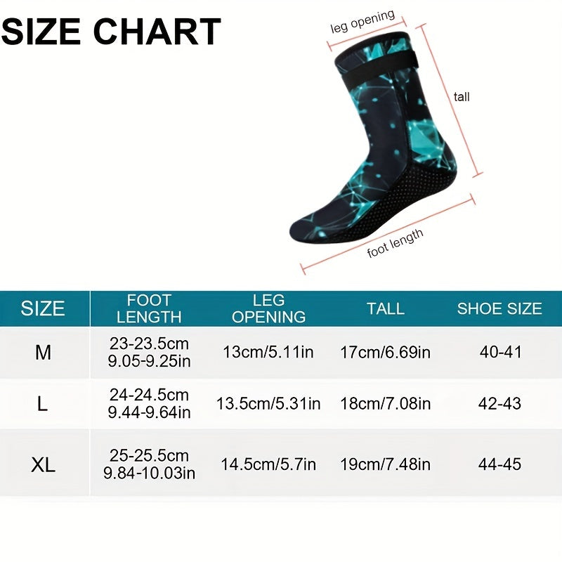 3MM Neoprene Diving Socks Non Slip Water Fin Socks