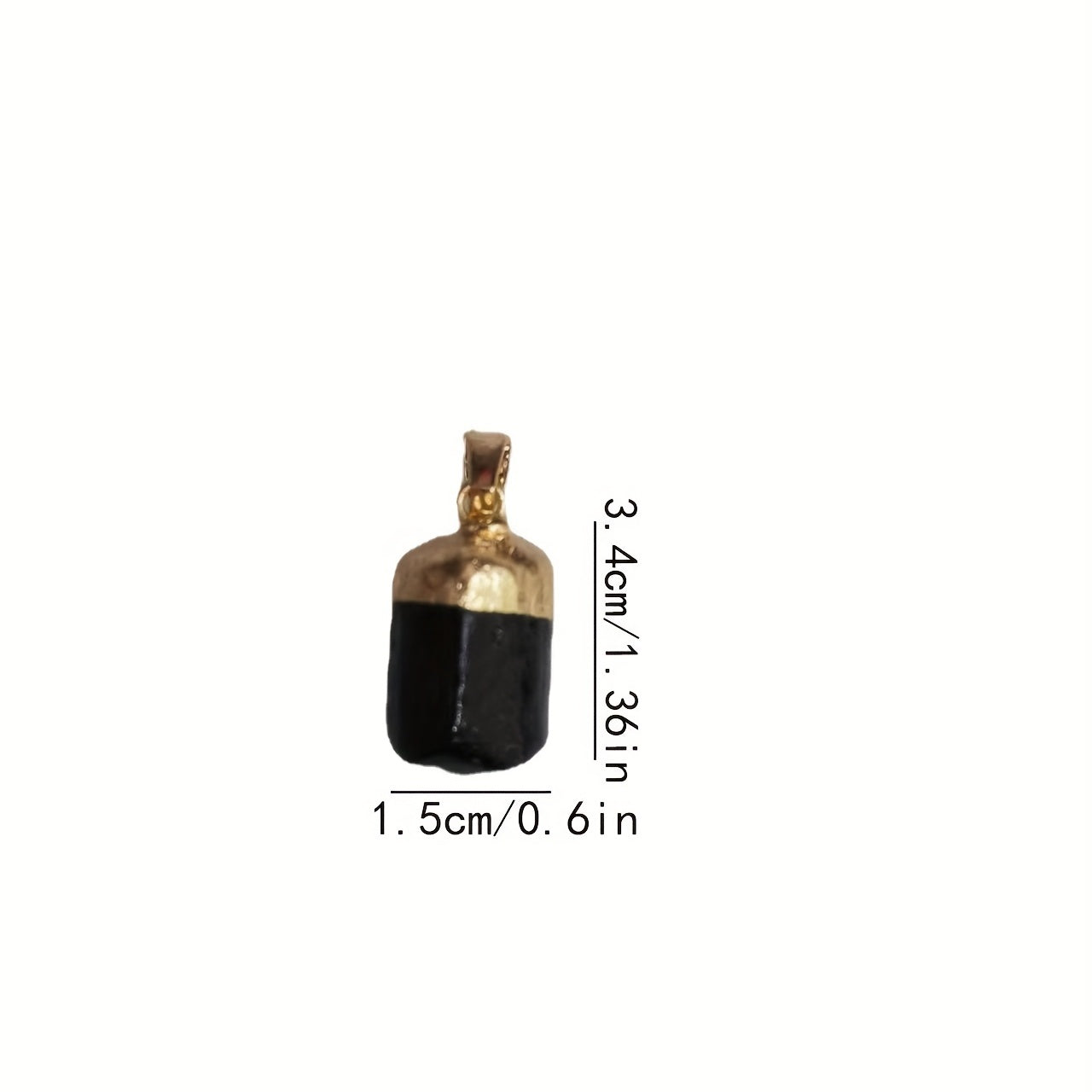 Tourmaline Pendant Natural Crystal Raw Stone Necklace