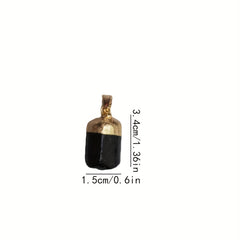 Tourmaline Pendant Natural Crystal Raw Stone Necklace