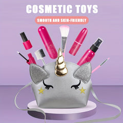Unicorn Washable Makeup Set for Girls - Birthday Gift Princess Makeup Box