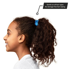 Double Flower Bow Heart Headbands Ponytail Holders for Girls