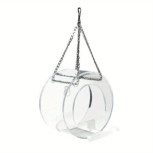 Hanging Bird Feeder with Suction Cup Decoration