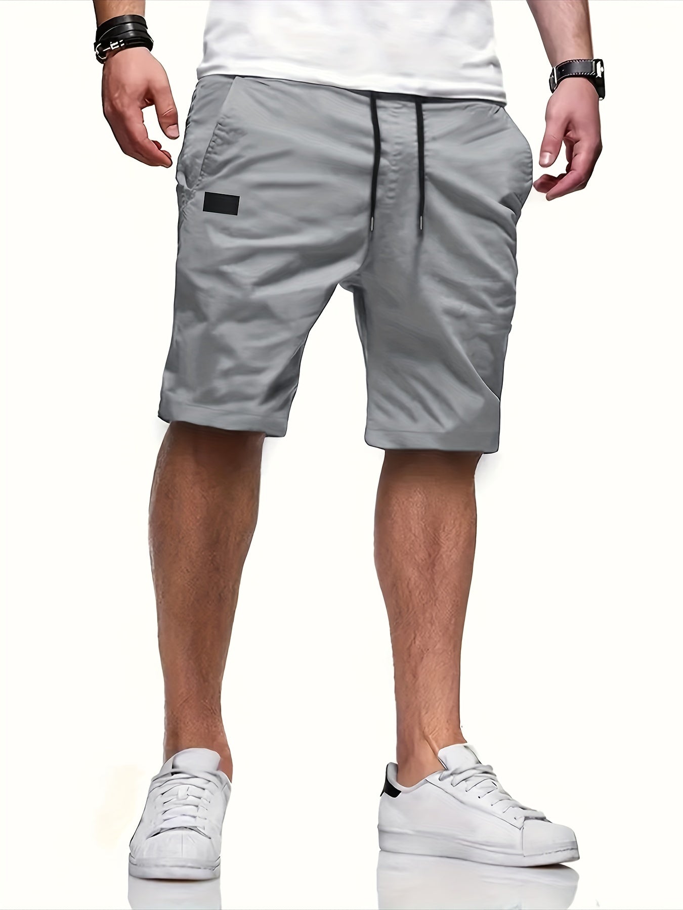Men's Cargo Shorts Solid Pocket Shorts For Summer