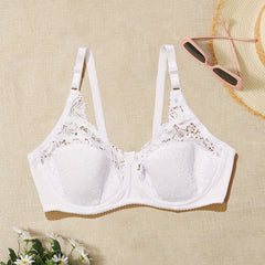 Bra Women's Plus Lace Underwire Lightly Lined Bra