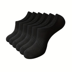6 pairs Breathable Anti Slip Men's No Show Socks