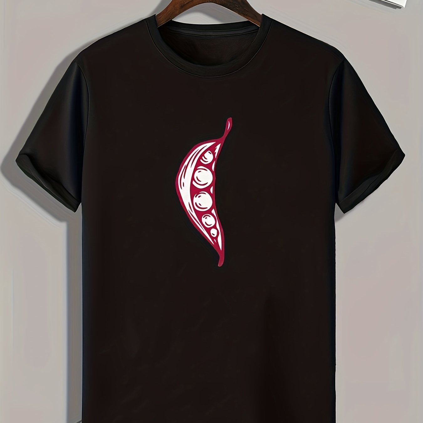 Men's Pease Print Graphic T-shirt for Summer
