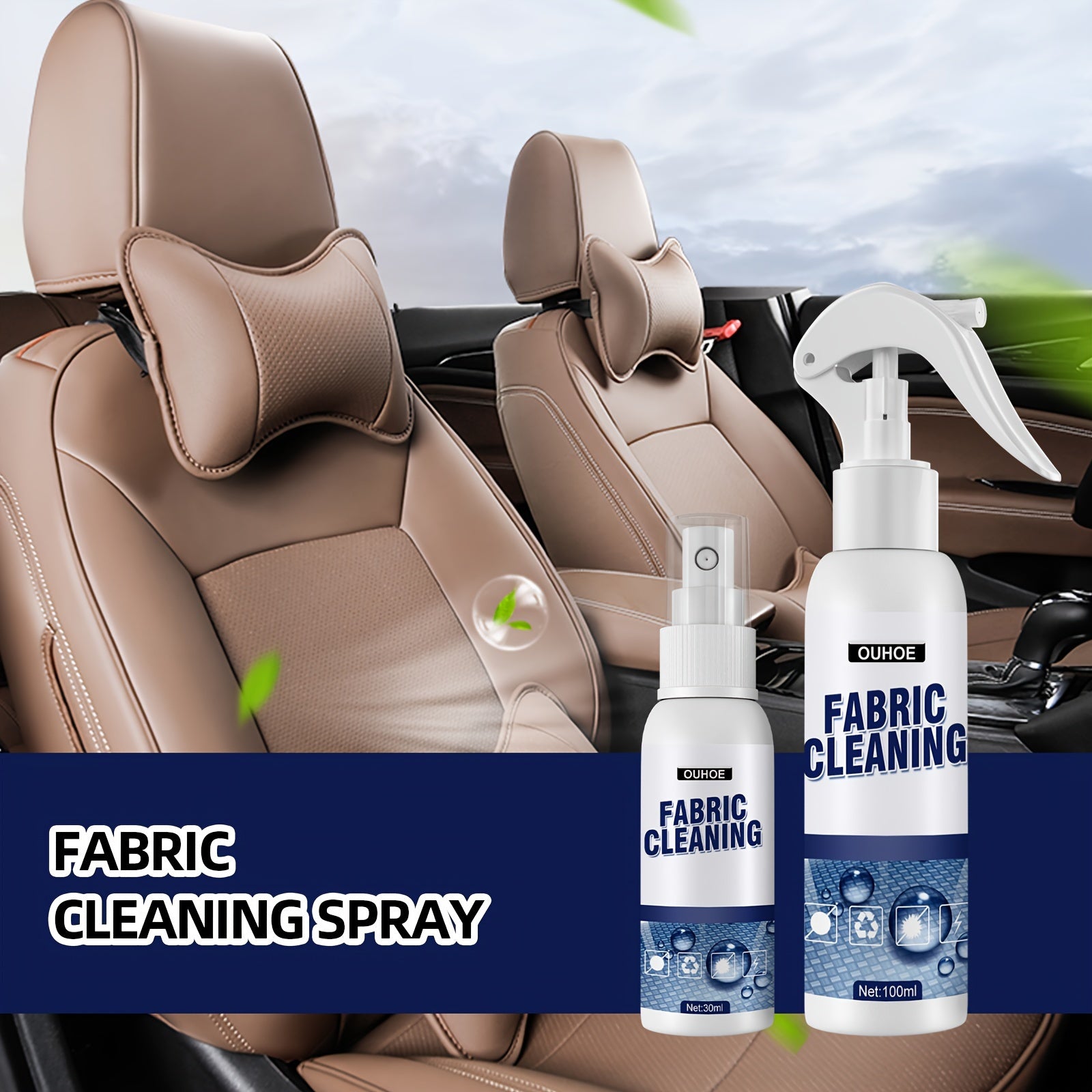 Fabric Cleaning Spray Car Interior Canopy Cleaner