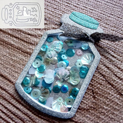 Drift Bottle Cutting Dies Little Prince Metal Embossing Stencil DIY Scrapboo