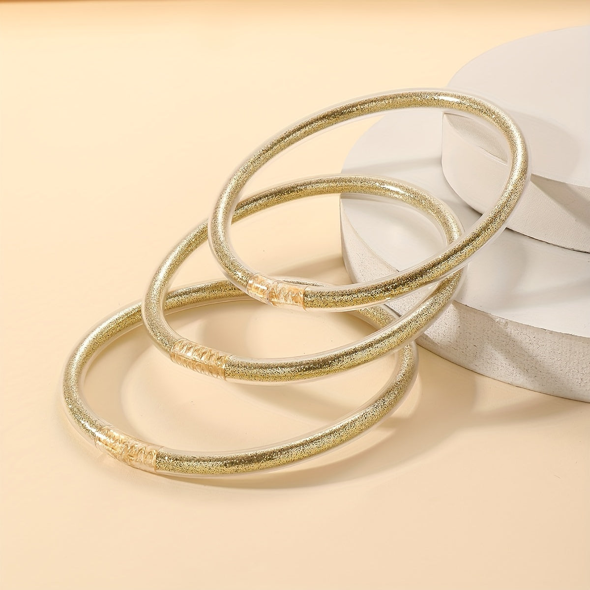 Y2K Soft Silicone Bracelets for Party Decor, Set of 3