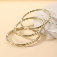 Y2K Soft Silicone Bracelets for Party Decor, Set of 3