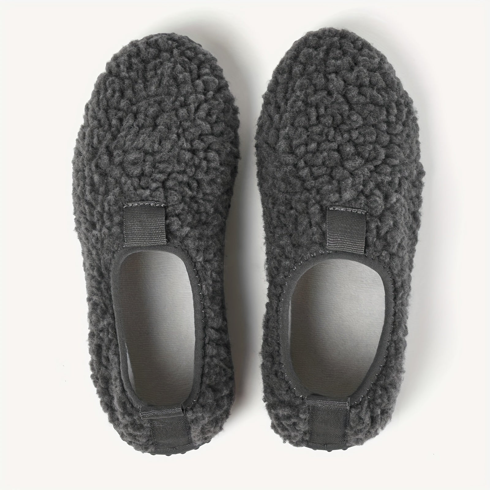 Furry House Shoes Girls Soft Non Slip Walking Shoes Indoor Autumn Winter