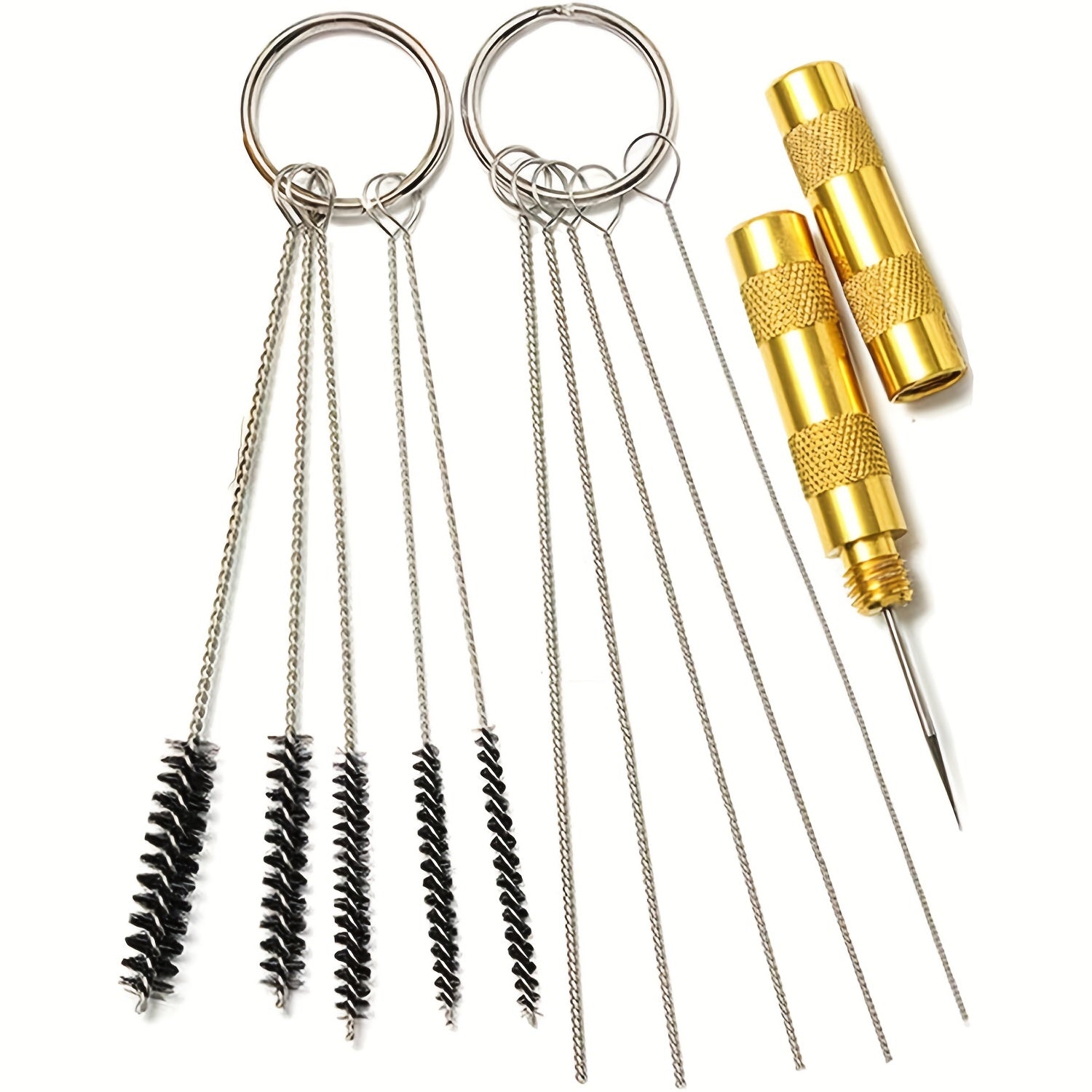 11pcs Airbrush Cleaning Kit Stainless Steel Spray Gun Cleaner
