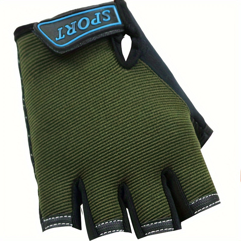 Kids Cartoon Half Section Outdoor Sports Gloves