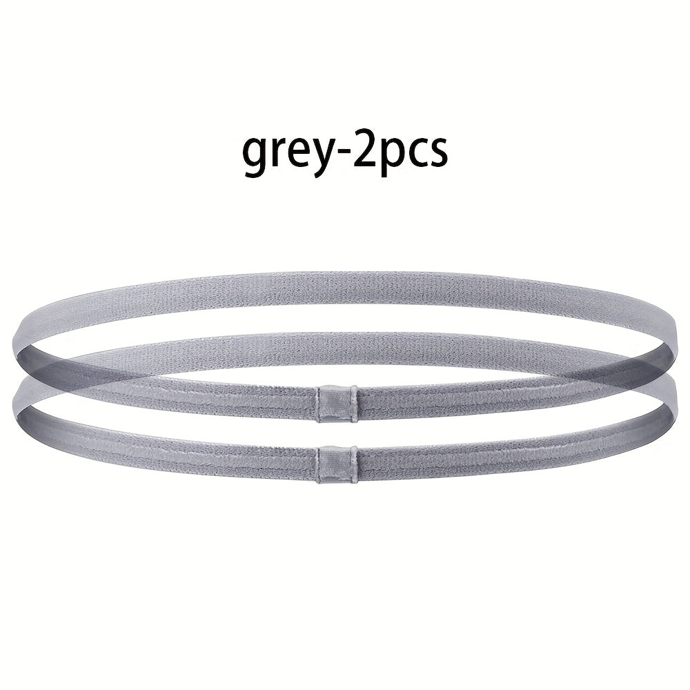10pcs Non Slip Sports Headbands for Yoga Running Football Workout 5 Colors