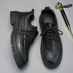 Men's Leather Derby Shoes Wear resistant Non Slip Dress Shoes