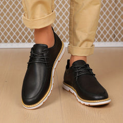 Men's Smart Casual Lace-up Dress Shoes Anti-skid Office Business