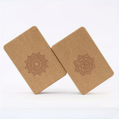 1pc Cork Yoga Brick High density And Non shedding Yoga Block