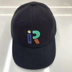 Unisex Breathable Wide-brimmed Baseball Cap With Letter Embroidery